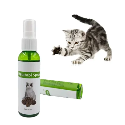 Pet Planet Spray d'extrait de galle de matatabi pour chats 2 bouteilles