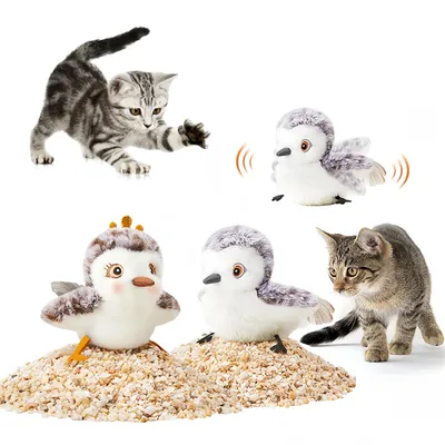 Pet Planet Jouet oiseau battant pour chat