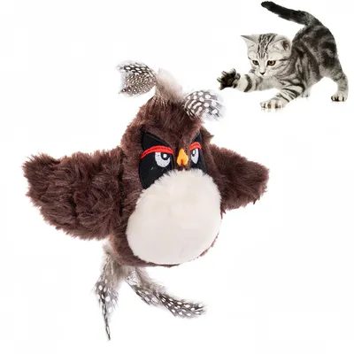 Pet Planet Jouet d'oiseau électrique pour chatons Pet Planet Jouet d'oiseau électrique pour chatons