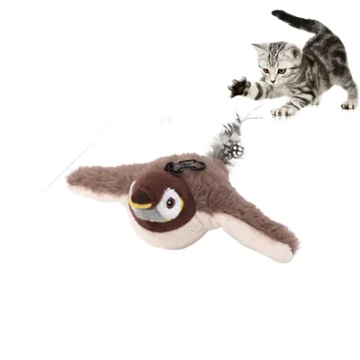 Petopia Jouet d'oiseau tremblant électronique pour chats