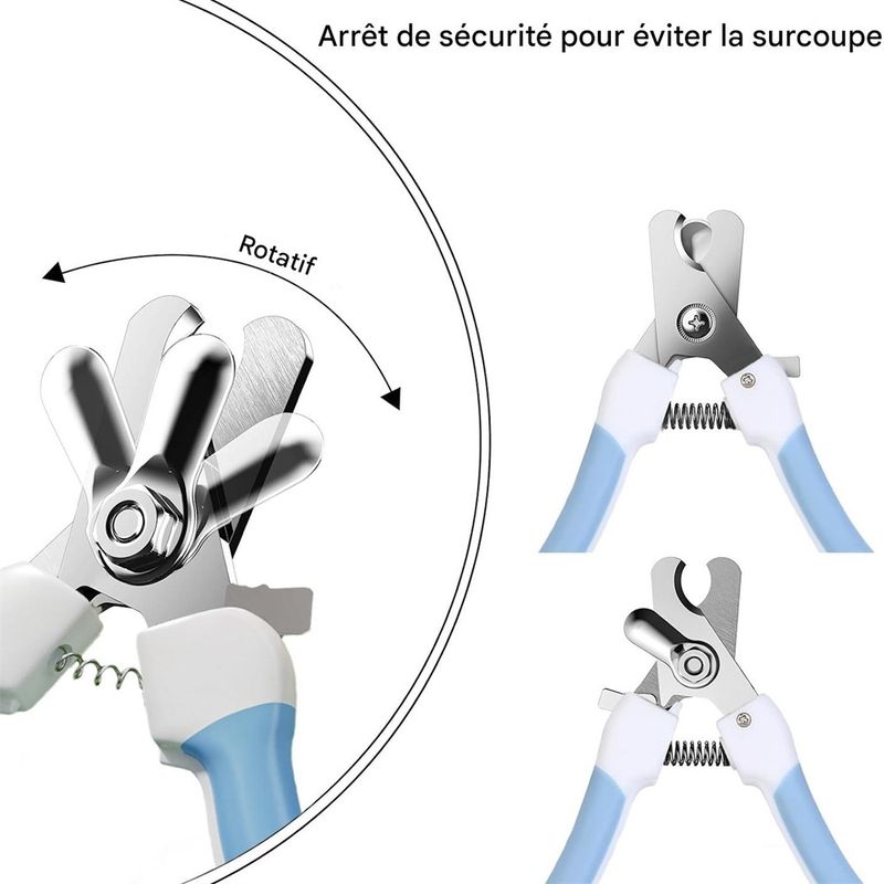Pet Planet Tondeuse d'ongles pour chien et chat