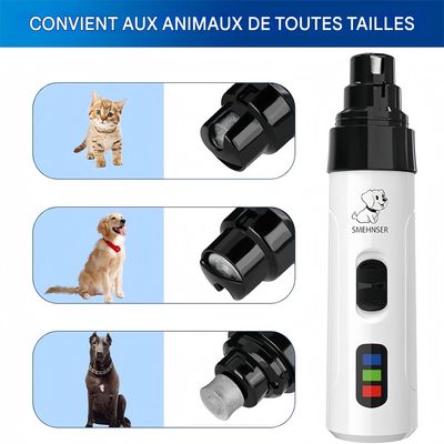 Pet Planet Moulin à ongles électrique pour chien et chat