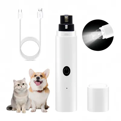 Pet Planet Ponceuse à ongles électrique avec LED