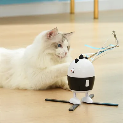 Pet Planet Jouet laser et plume pour chats