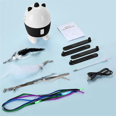 Pet Planet Jouet laser et plume pour chats