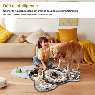 Pet Planet Tapis de reniflement en forme d'os pour chien