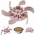 Pet Planet Gamelle Alimentation Lente Insert Spirale Silicone Ventouses