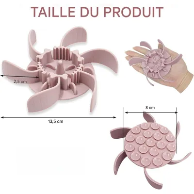 Pet Planet Gamelle Alimentation Lente Insert Spirale Silicone Ventouses