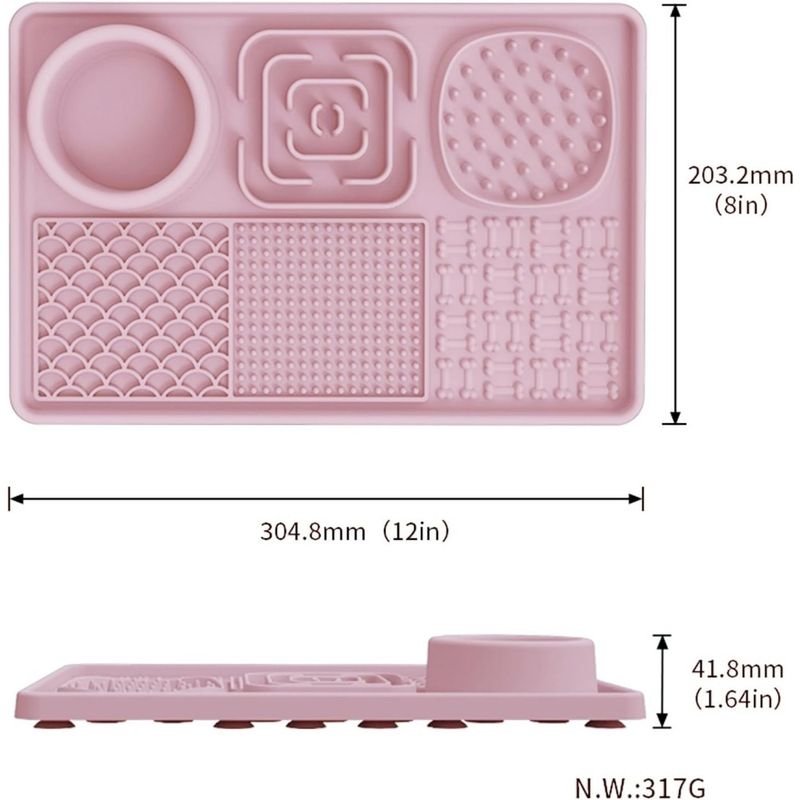 Pet Planet Tapis De Lèchage En Silicone Sans BPA Pour Chien Et Chat