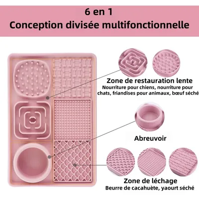 Pet Planet Tapis De Lèchage En Silicone Sans BPA Pour Chien Et Chat