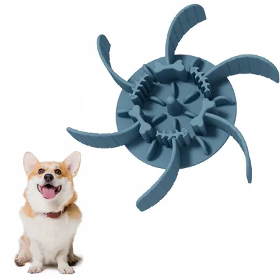 Pet Planet Comedero de alimentación lenta inserto espiral silicona ventosas