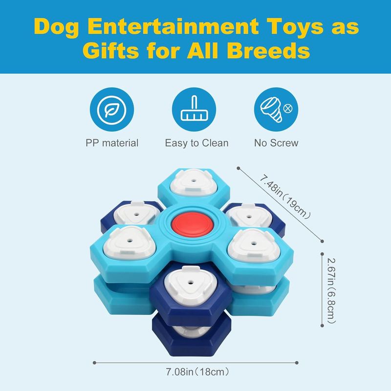 UAMLY Jouet interactif pour chien à 4 niveaux