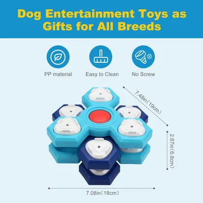 UAMLY Jouet interactif pour chien à 4 niveaux