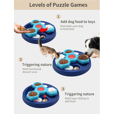 UAMLY Jouet distributeur de friandises pour chien à alimentation lente