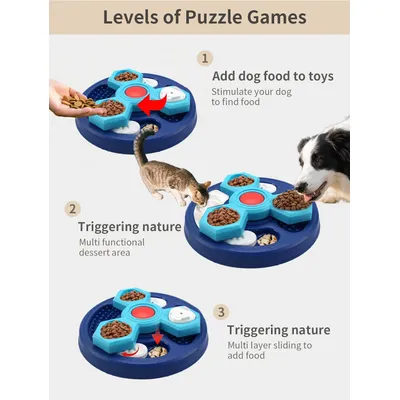 UAMLY Jouet distributeur de friandises pour chien à alimentation lente