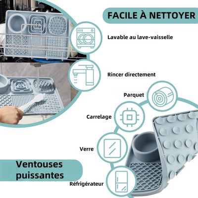 Pet Planet Tapis De Lèchage En Silicone Sans BPA Pour Chien Et Chat
