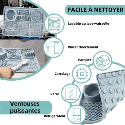 Pet Planet Tapis De Lèchage En Silicone Sans BPA Pour Chien Et Chat Pet Planet Tapis De Lèchage En Silicone Sans BPA Pour Chien Et Chat