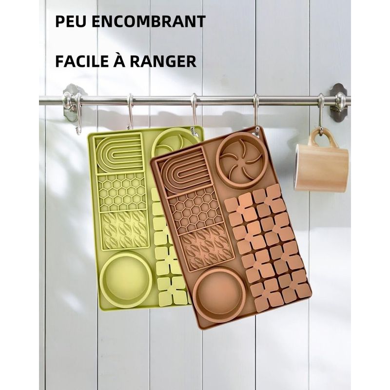 Pet Planet Gamelle Alimentation Lente Tapis Lécher Pour Chien Et Chat