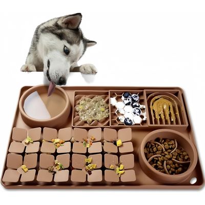 Pet Planet Gamelle Alimentation Lente Tapis Lécher Pour Chien Et Chat