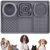 UAMLY Tapis à lécher en silicone pour alimentation lente avec grattoir