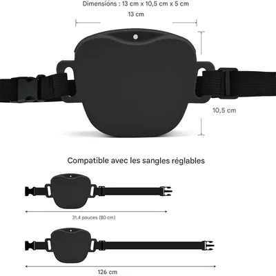 IntiMeg Pochette à friandises en silicone pour chien