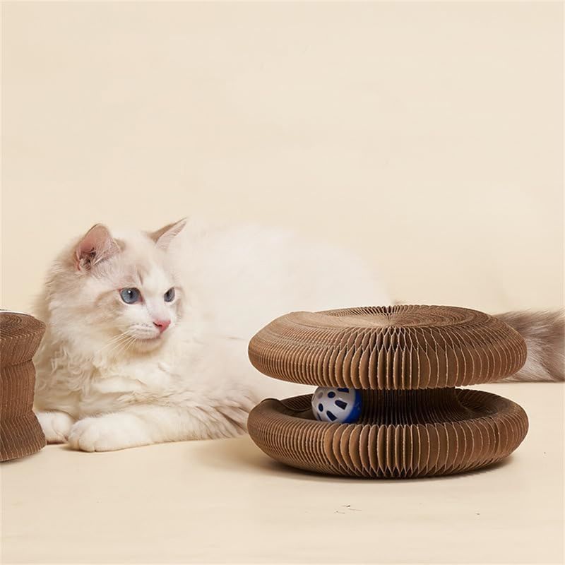Petopia Griffeuse pour chats en forme d'orgue à tête de chat