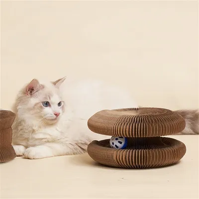 Petopia Griffeuse pour chats en forme d'orgue à tête de chat