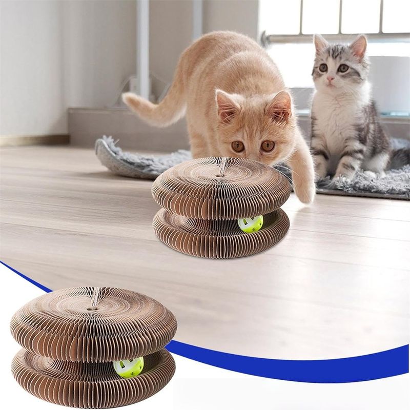 Petopia Griffeuse pour chats en forme d'orgue à tête de chat
