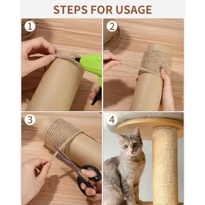 IntiMeg Corde à griffer pour Chat 50m*6mm