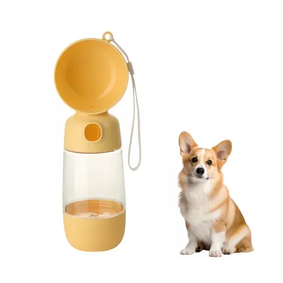 Petopia Botella de agua para perros 2 en 1