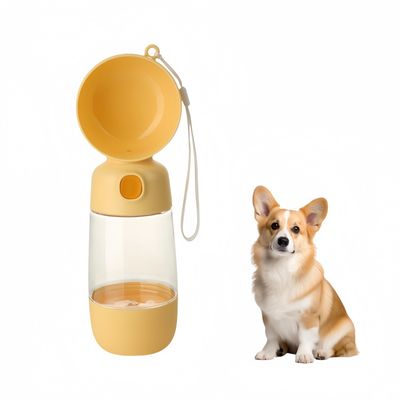 Petopia Gourde 2 en 1 pour chien jaune