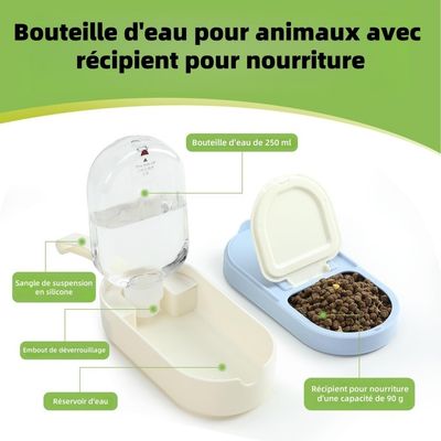 Pet Planet Bouteille D'eau Portable 2 En 1 Pour Chien Chat