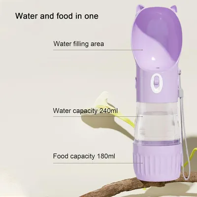 Petopia Deux tasses à eau en une