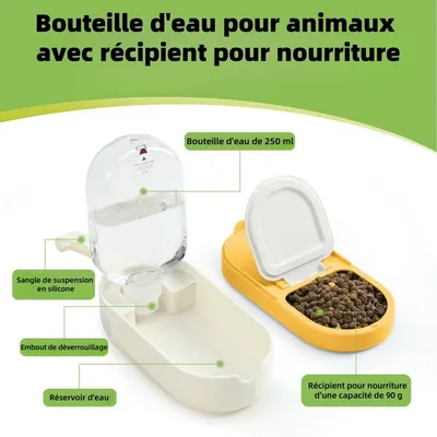 Pet Planet Bouteille D'eau Portable 2 En 1 Pour Chien Chat