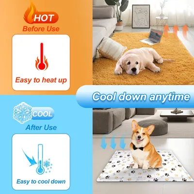 ZenPets Tapis rafraîchissant pour chien et chat - 60x50cm, étanche