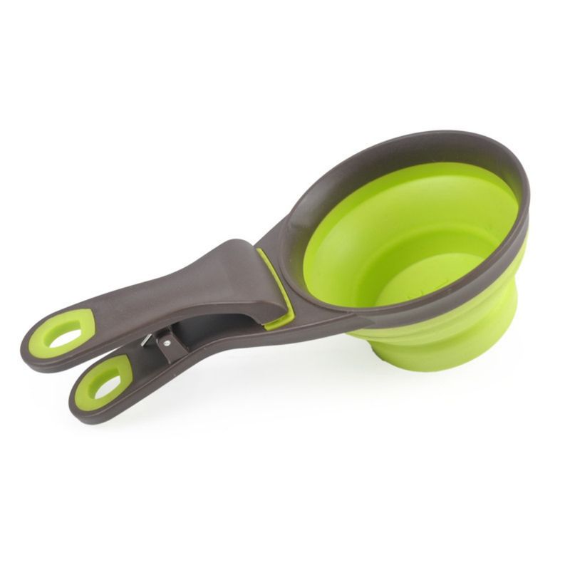 Petopia Clip d'étanchéité pliable en silicone pour tasse à mesurer