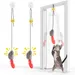 UAMLY Jouets pour chat, souris élastique suspendue au cadre de porte