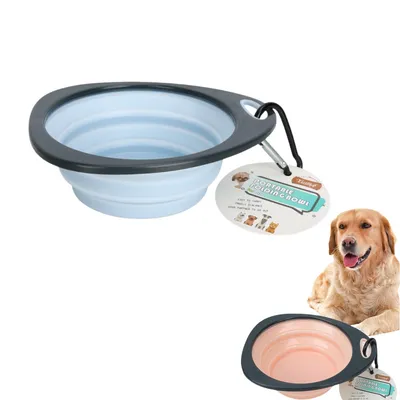 FurryFusion Comedero plegable para perros y gatos