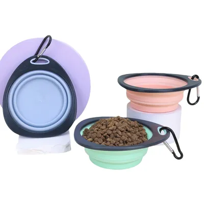 FurryFusion Comedero plegable para perros y gatos
