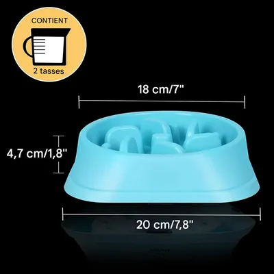 IntiMeg Gamelle anti-glouton pour chien