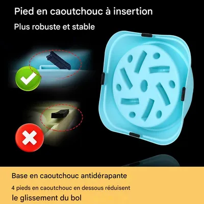 IntiMeg Comedero para perros de alimentación lenta