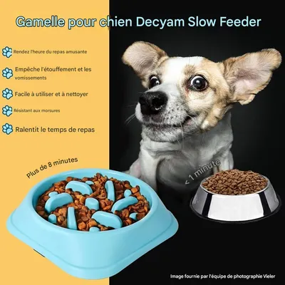 IntiMeg Comedero para perros de alimentación lenta