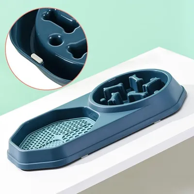 Pet Planet Gamelle Lente Double Tapis Lèche Chat Chien