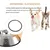 IntiMeg Ensemble de 2 gamelles pour chien et chat IntiMeg Ensemble de 2 gamelles pour chien et chat
