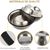 IntiMeg Ensemble de 2 gamelles pour chien et chat