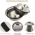 IntiMeg Ensemble de 2 gamelles pour chien et chat IntiMeg Ensemble de 2 gamelles pour chien et chat