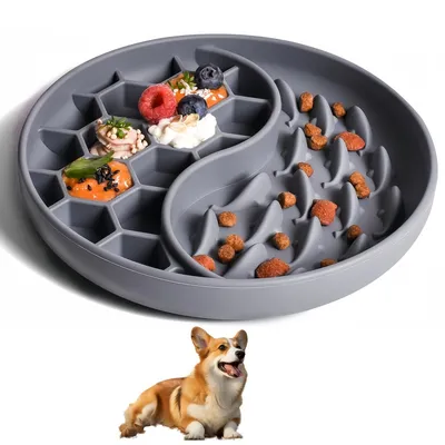 Pet Planet Comedero de alimentación lenta para perros y gatos