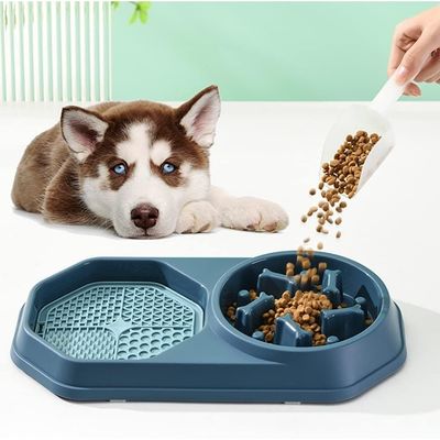 Pet Planet Gamelle Lente Double Tapis Lèche Chat Chien