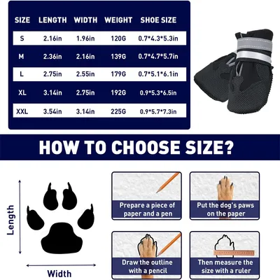 IntiMeg Chaussures de protection pour chien