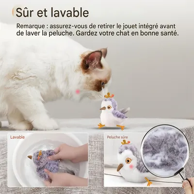 Pet Planet Jouet oiseau battant pour chat